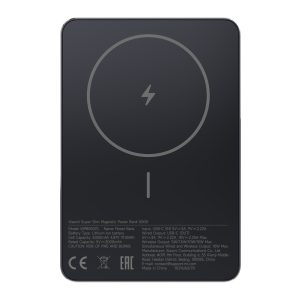 Xiaomi Super Slim Magnetic Power Bank 5000 – Black